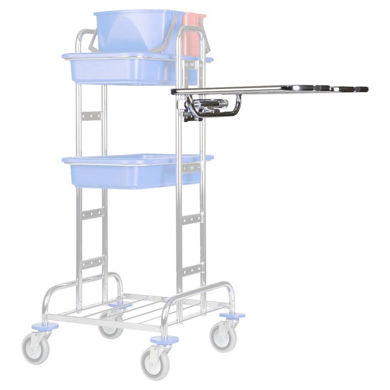 VERMOP telaio di sostegno 2X70 L, pieghevole, cromato, 58 x 47 x 19 cm