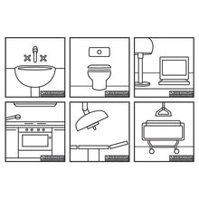 Pittogramma VERMOP, 8,4 cm x 8,5 cm