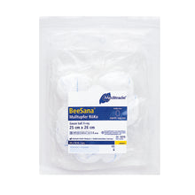 Tamponi di garza BeeSana®, RöKo, sterili, 25 x 26 cm, forma rotonda, 10 pezzi | Confezione (300 pezzi)