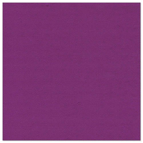I PAPSTAR GmbH 50 tovaglioli "ROYAL Collection" piega 1/4, 40 x 40 cm in lilla sono tovaglioli rettangolari viola unicolore, presentati su uno sfondo bianco.