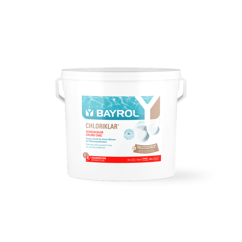 BAYROL Chloriklar® da acido tricloroisocianurico ad alto contenuto di cloro attivo