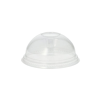 Il coperchio a cupola Starpak 50 "Hurricane" è un coperchio a cupola rotondo e trasparente in PET senza foro (Ø 9,5 cm, altezza 4,5 cm), ideale per chiudere in modo sicuro bicchieri o contenitori per bevande o dessert, soddisfacendo così diverse esigenze di imballaggio.