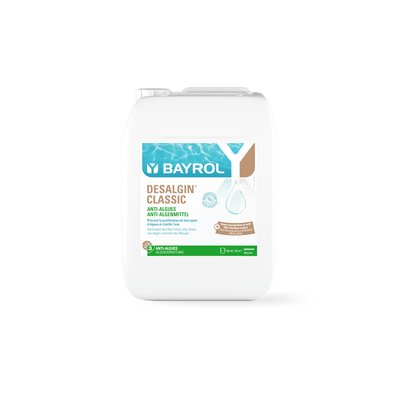 BAYROL Desalgin® CLASSIC algicida liquido concentrato contro tutti i tipi di alghe