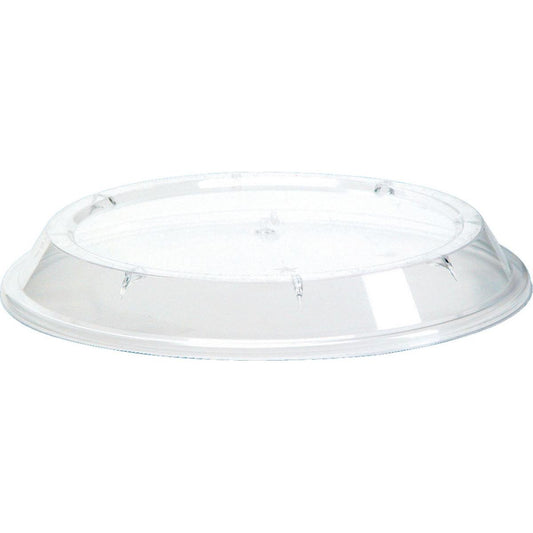 Der Deckel für 119568 von Duni GmbH ist ein transparenter, runder PS-Deckel (106x106x14 mm), leicht gewölbt mit glattem Rand und flacher Mitte, passgenau für Lebensmittelverpackungen. Packung mit 100 Stück.