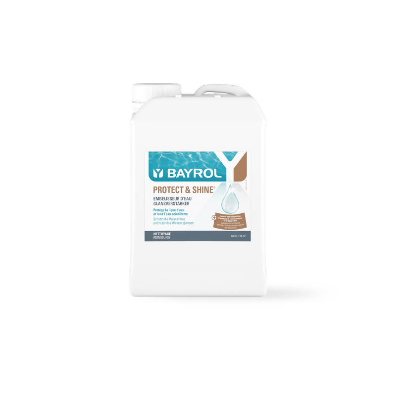 BAYROL Protect & Shine 2 L Protegge la linea di galleggiamento dai depositi di sporco