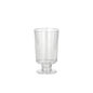 Su uno sfondo bianco semplice è raffigurato un set di 10 bicchieri a calice Starpak trasparenti monopezzo per vino bianco (0,1 l, Ø 5,1 cm, 8,5 cm di altezza); sono realizzati in PS di alta qualità e ideali per servire vino bianco.