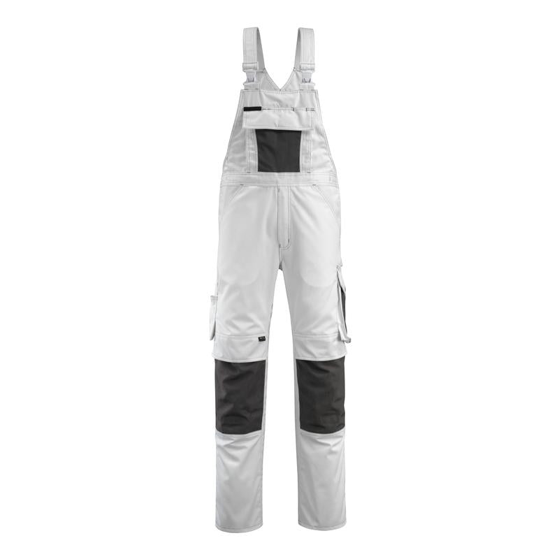 Salopette MASCOT® Augsburg, bianco/antracite scuro