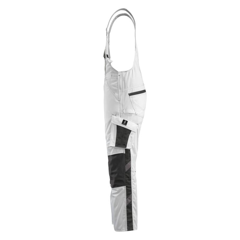 Salopette MASCOT® Augsburg, bianco/antracite scuro