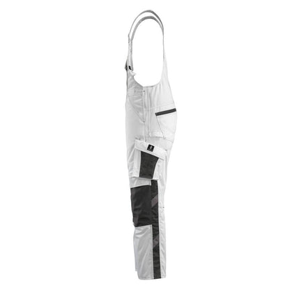 Salopette MASCOT® Augsburg, bianco/antracite scuro