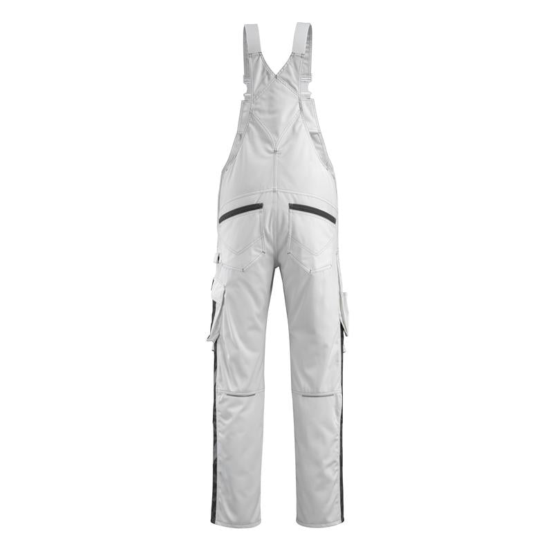 Salopette MASCOT® Augsburg, bianco/antracite scuro