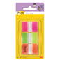 Eine Packung Post-it® Index Strong Ablagetabs von 3M Deutschland GmbH enthält 36 rosa und grüne Ablagetabs (25,4 x 38,1 mm) in einem Spender zur Organisation von Dokumenten. 1 Spender pro Packung.