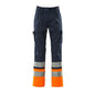 Pantaloni MASCOT® Patos, blu scuro/arancione ad alta visibilità