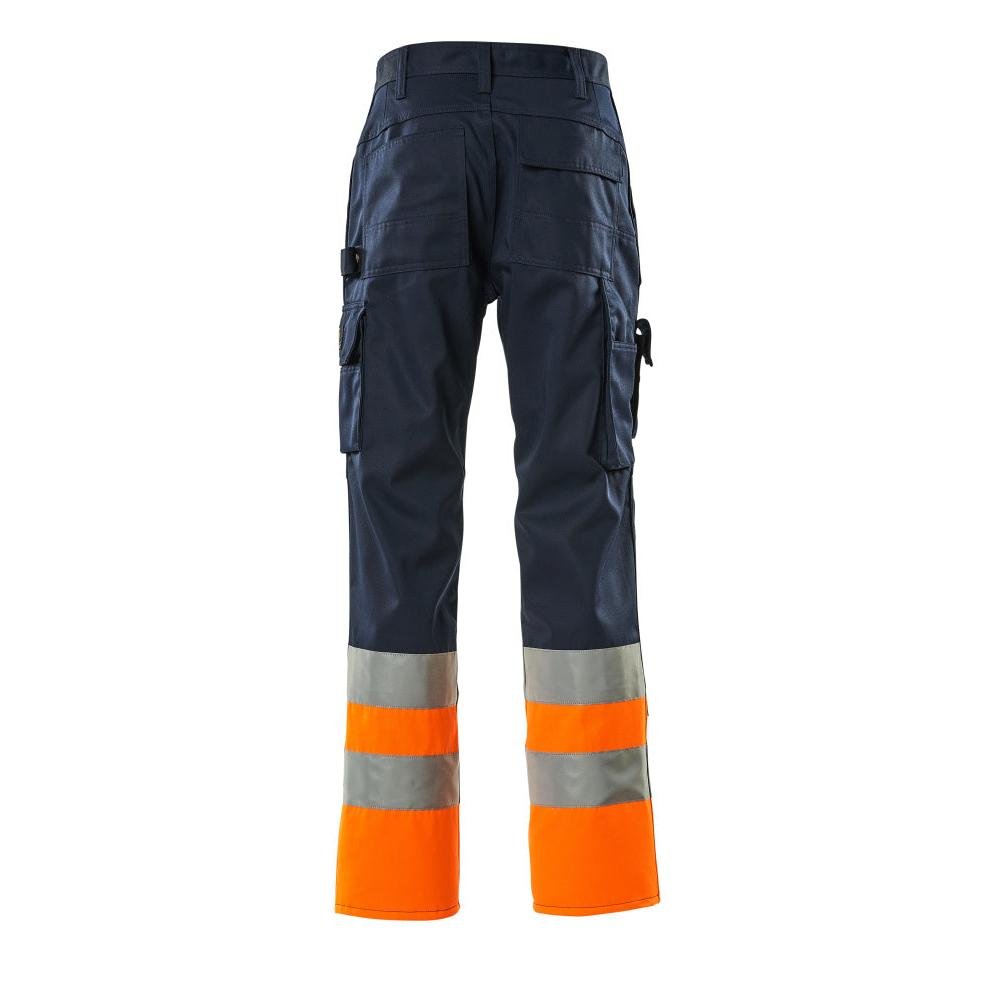 Pantaloni MASCOT® Patos, blu scuro/arancione ad alta visibilità