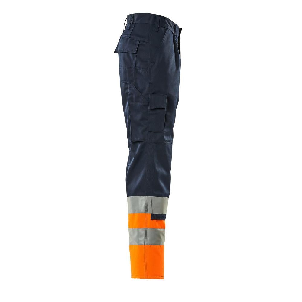 Pantaloni MASCOT® Patos, blu scuro/arancione ad alta visibilità