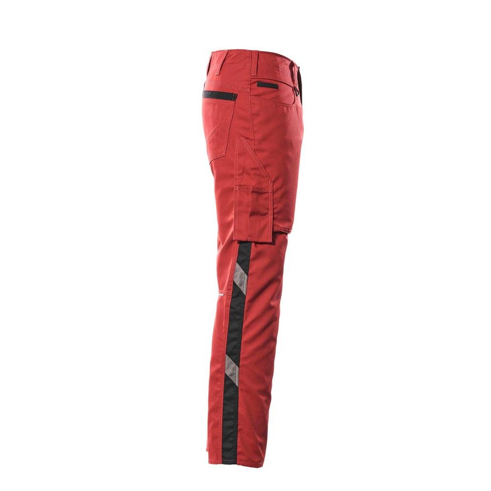 Pantaloni MASCOT® Oldenburg, rosso/nero