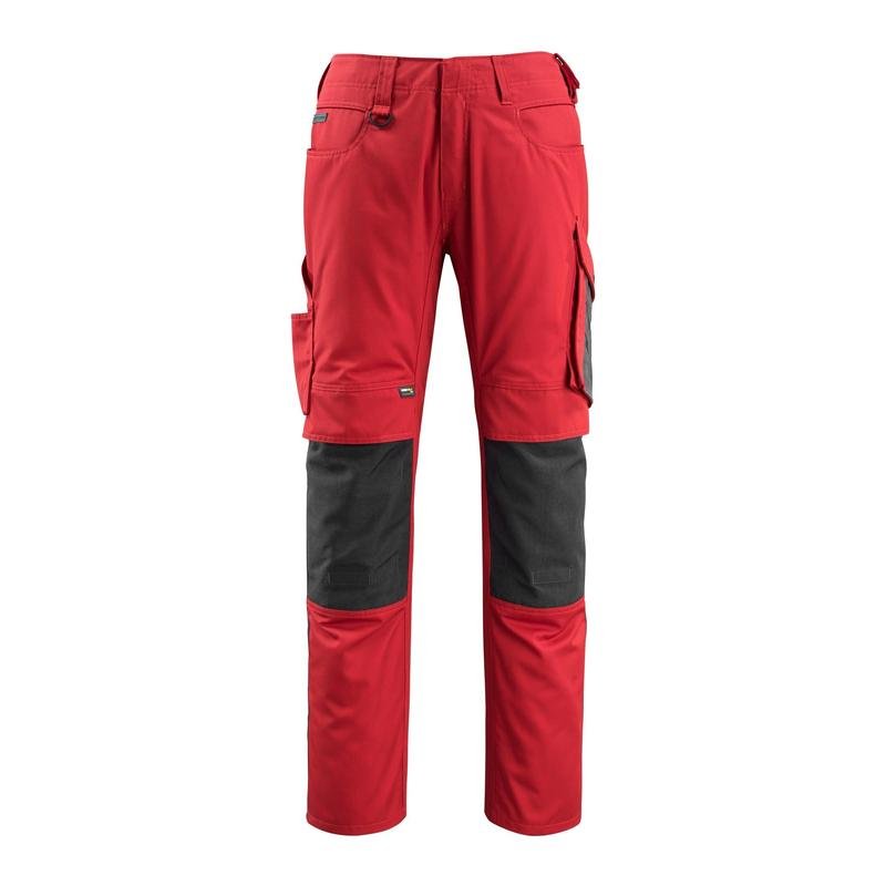 Pantaloni MASCOT® Mannheim, rosso/nero
