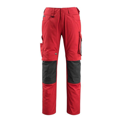 Pantaloni MASCOT® Mannheim, rosso/nero