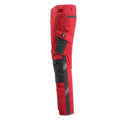 Pantaloni MASCOT® Mannheim, rosso/nero