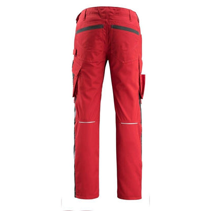 Pantaloni MASCOT® Mannheim, rosso/nero
