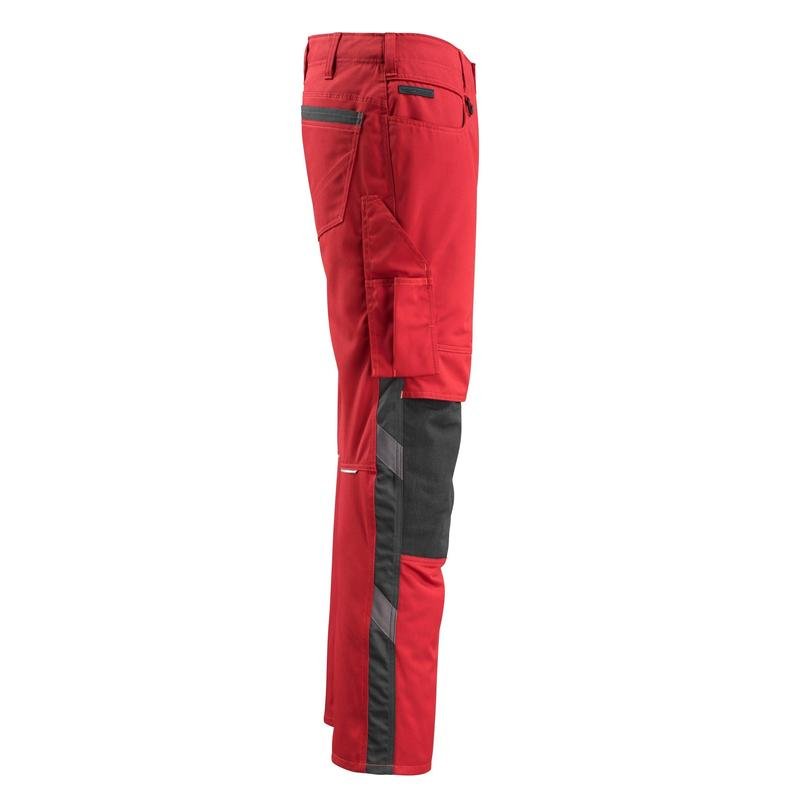 Pantaloni MASCOT® Mannheim, rosso/nero
