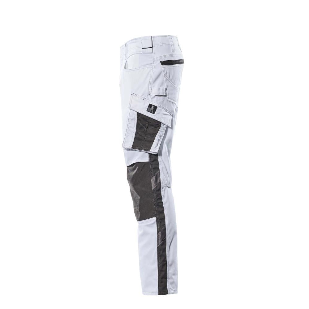 Pantaloni MASCOT® Mannheim, bianco/antracite scuro