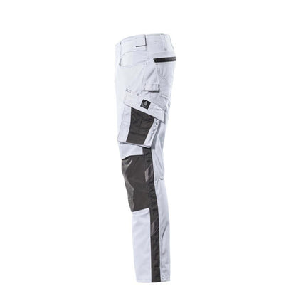 Pantaloni MASCOT® Mannheim, bianco/antracite scuro