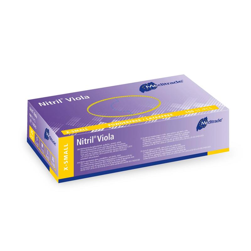 Meditrade nitril® viola nitrile guanti colorati viola