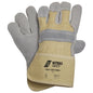 NITRAS SPLIT STAR+, guanti in crosta di mucca, colore naturale/grigio, cotone EN 388 | Confezione (12 paia)