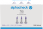 Lancette di sicurezza Alphacheck TRI 23G | Confezione (100 pezzi)