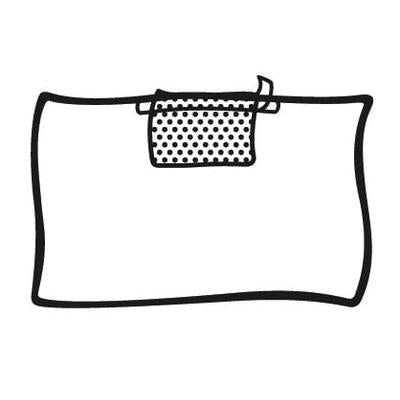 Foliodrape Protect telo autoadesivo 90x100 | Confezione (25 pezzi)