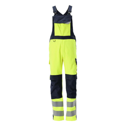 Salopette MASCOT® Davos Multisafe, giallo alta visibilità/nero-blu