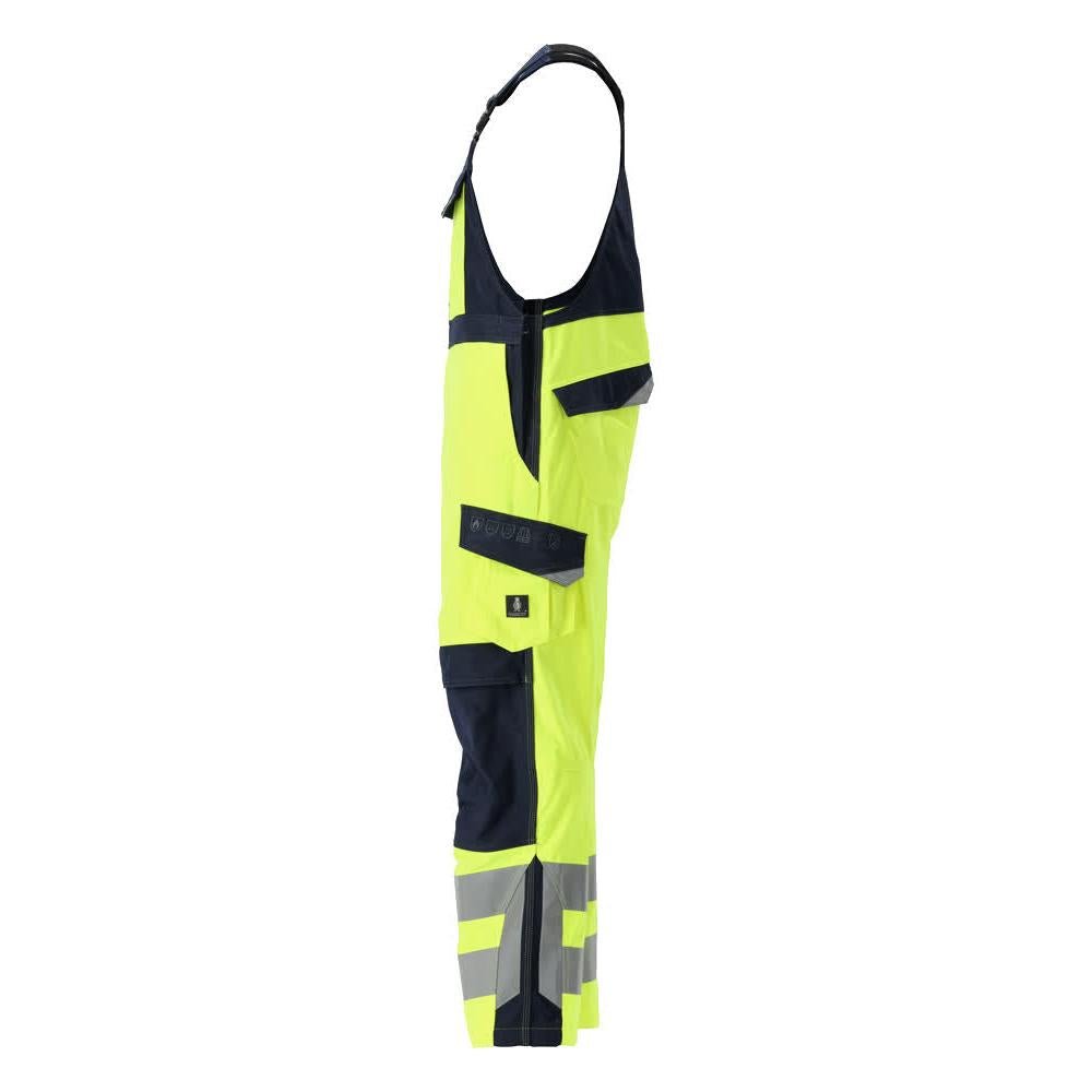 Salopette MASCOT® Davos Multisafe, giallo alta visibilità/nero-blu