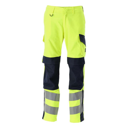 Pantaloni MASCOT® Arbon Multisafe, giallo alta visibilità/nero-blu