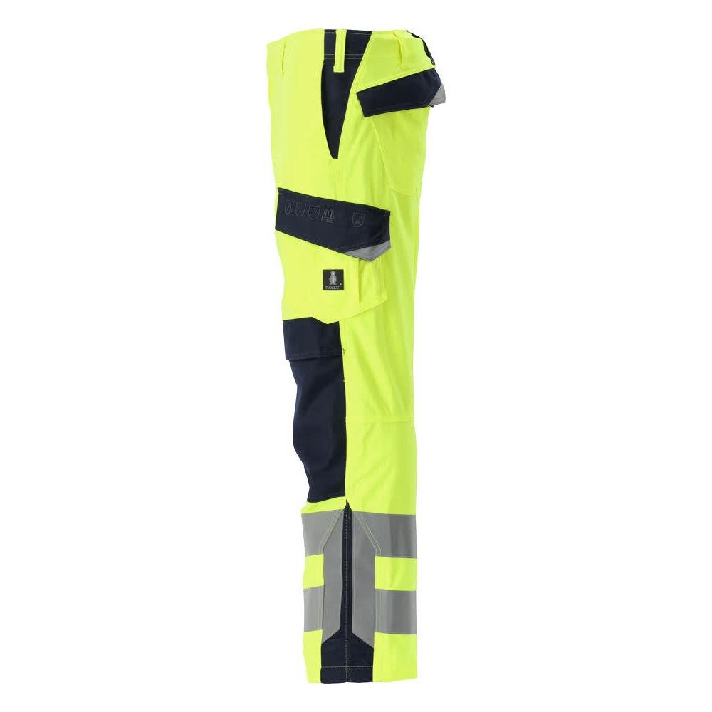 Pantaloni MASCOT® Arbon Multisafe, giallo alta visibilità/nero-blu