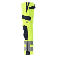 Pantaloni MASCOT® Arbon Multisafe, giallo alta visibilità/nero-blu
