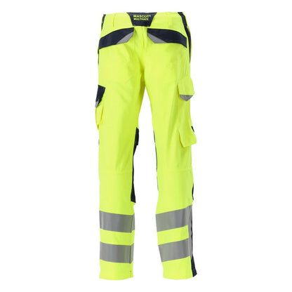 Pantaloni MASCOT® Arbon Multisafe, giallo alta visibilità/nero-blu