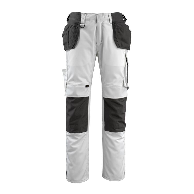 Pantaloni artigianali MASCOT® Bremen, bianco/antracite scuro