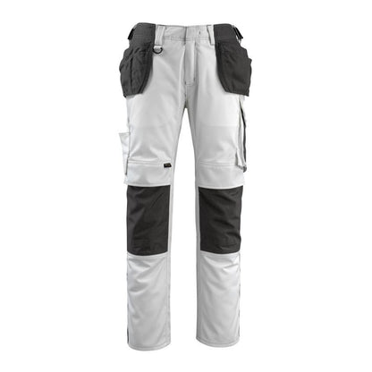 Pantaloni artigianali MASCOT® Bremen, bianco/antracite scuro