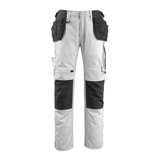 Pantaloni artigianali MASCOT® Bremen, bianco/antracite scuro