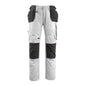 Pantaloni artigianali MASCOT® Bremen, bianco/antracite scuro