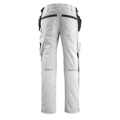 Pantaloni artigianali MASCOT® Bremen, bianco/antracite scuro