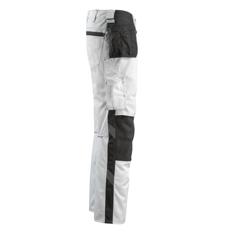 Pantaloni artigianali MASCOT® Bremen, bianco/antracite scuro