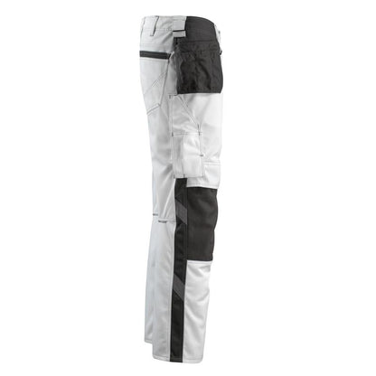 Pantaloni artigianali MASCOT® Bremen, bianco/antracite scuro