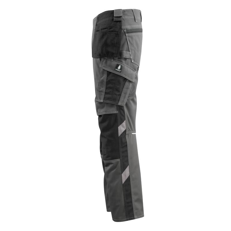 Pantaloni artigianali MASCOT® Bremen, antracite scuro/nero