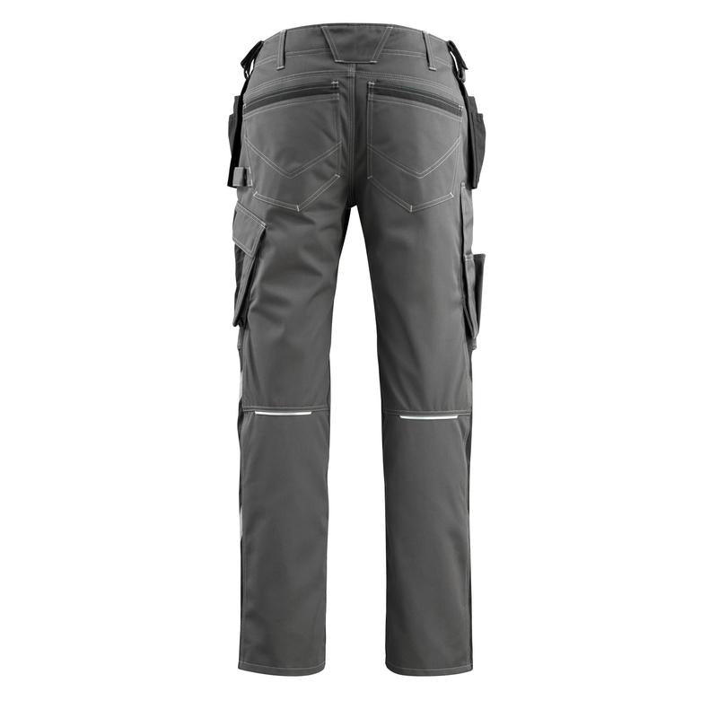 Pantaloni artigianali MASCOT® Bremen, antracite scuro/nero