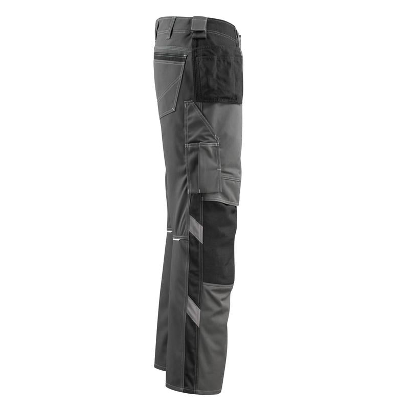Pantaloni artigianali MASCOT® Bremen, antracite scuro/nero