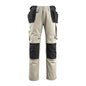Pantaloni artigianali MASCOT® Bremen, kaki chiaro/nero