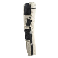Pantaloni artigianali MASCOT® Bremen, kaki chiaro/nero