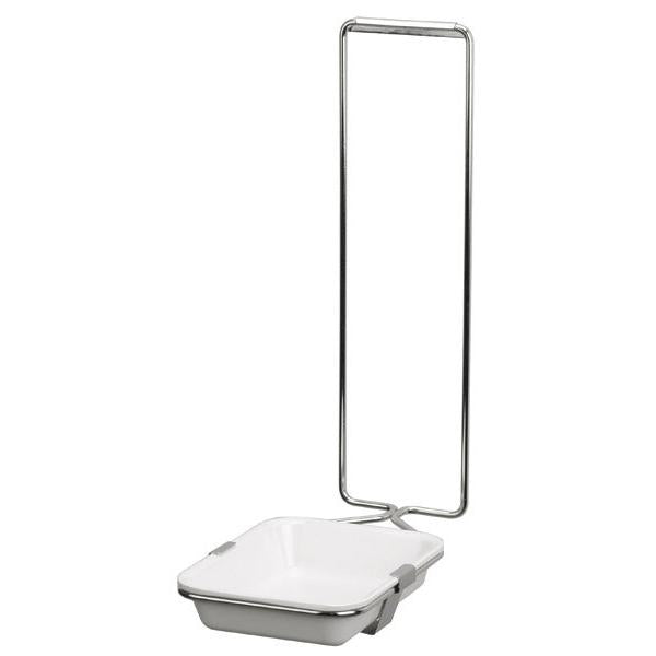 Il supporto per vaschetta Ophardt di Diversey Deutschland GmbH & Co. OHG tiene saldamente una vaschetta bianca per il distributore Soft Care Man in un telaio di filo metallico - ideale per esposizioni o installazioni di distributori pratiche e minimaliste. Confezione: 1 pezzo.
