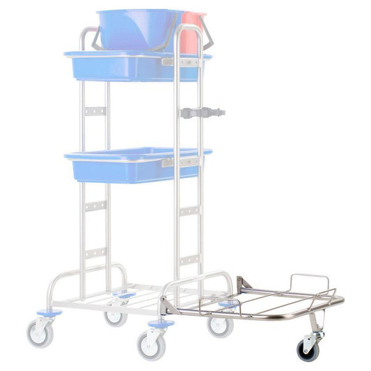 Rastrelliera VERMOP per vasca 45 L con ruota di supporto